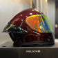 Casco SHAFT PRO SERIES Carbón 620 C Evo Rojo