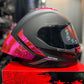 Casco PRO RIDER Frontier Negro Rosado
