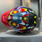 Casco SHAFT 502 DOT Bird Nest Camaleon Rojo