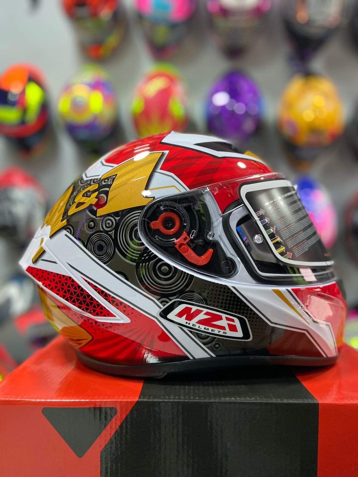 Casco Integral NZI Trendy One zone Rojo