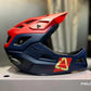 Casco LEATT MTB Enduro Azul Rojo