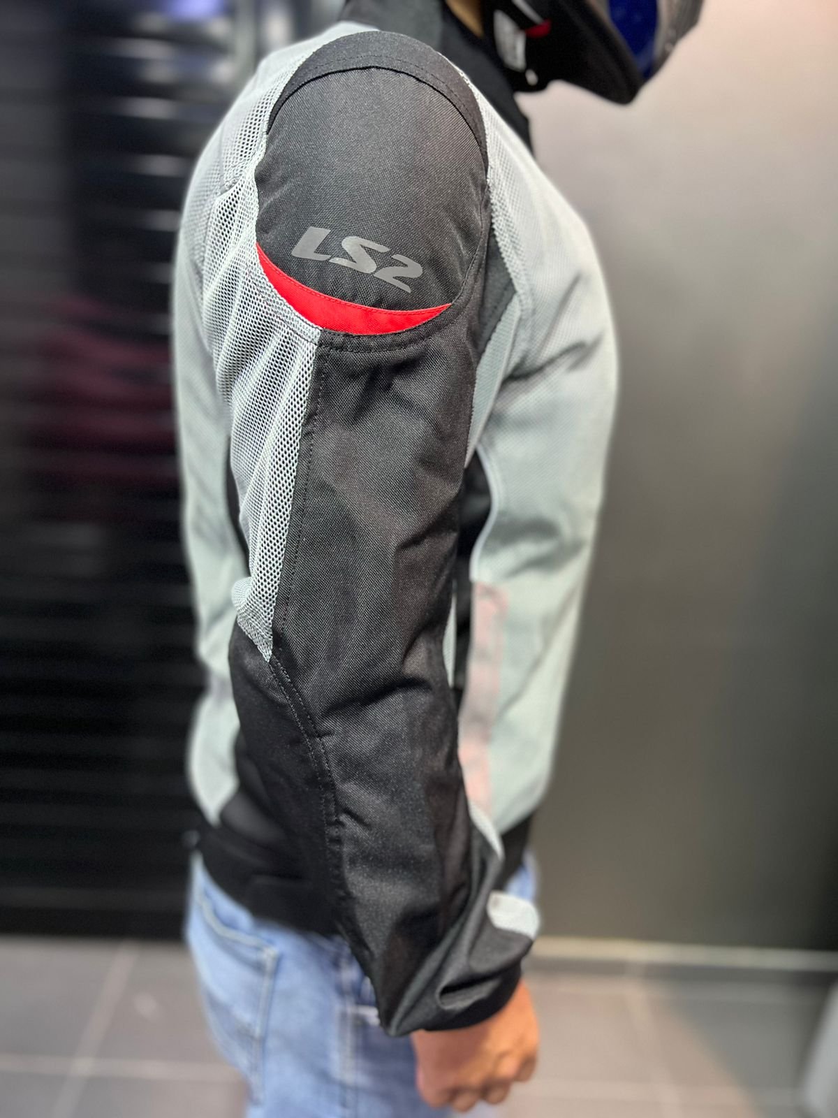 Chaqueta LS2 Airy Evo Gris