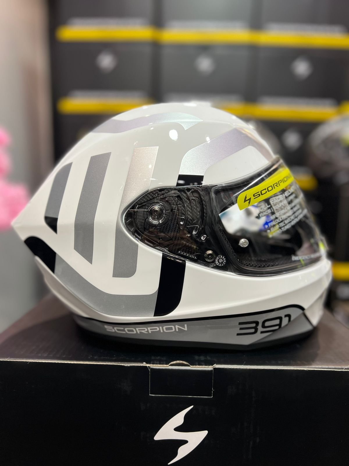 Casco SCORPION EXO 391 AROK Blanco Gris