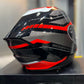 Casco SCORPION EXO 391 Clutter Negro Rojo