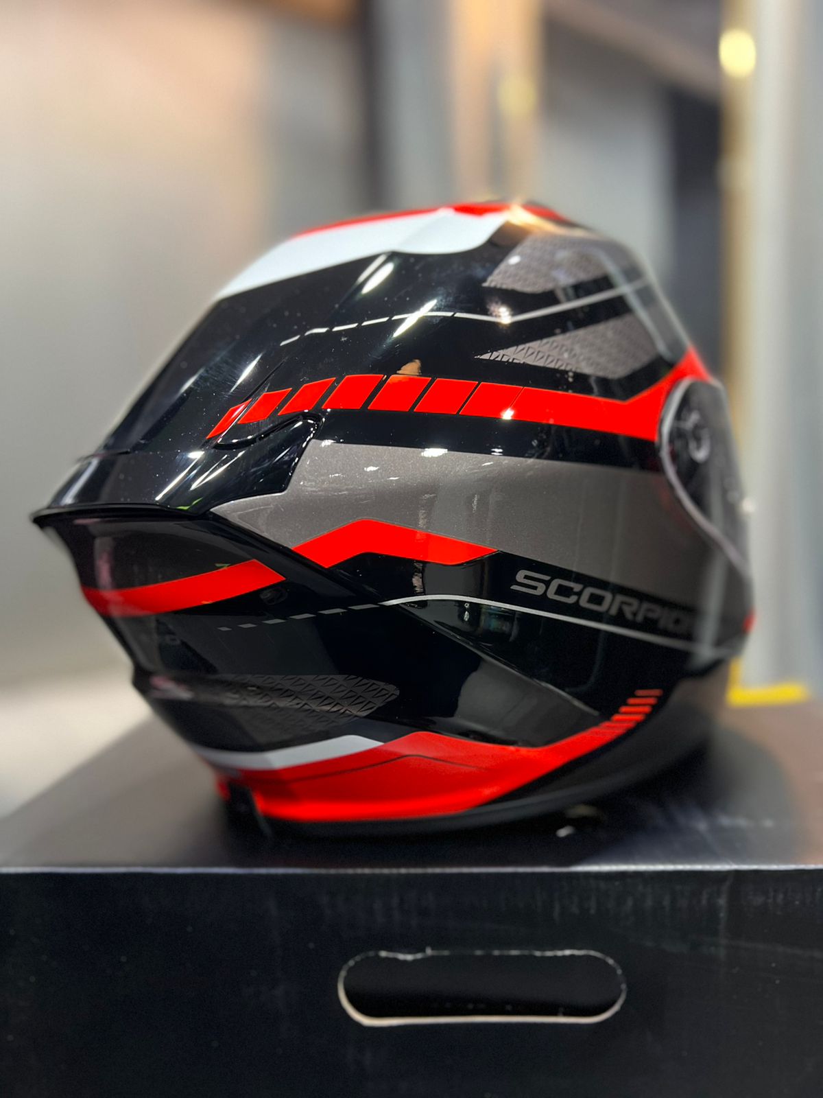 Casco SCORPION EXO 391 Leo Rojo