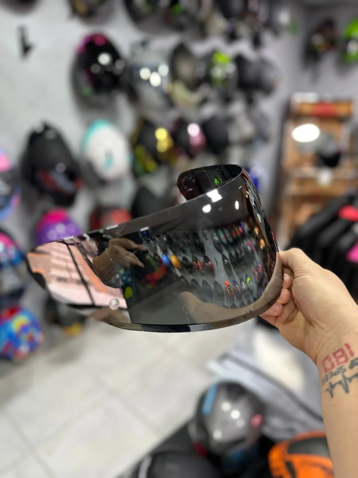 Visor HJC C10 Plateado