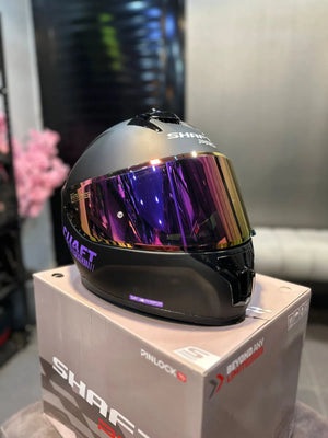 Casco SHAFT PRO SERIES 610DV Solid Negro Morado