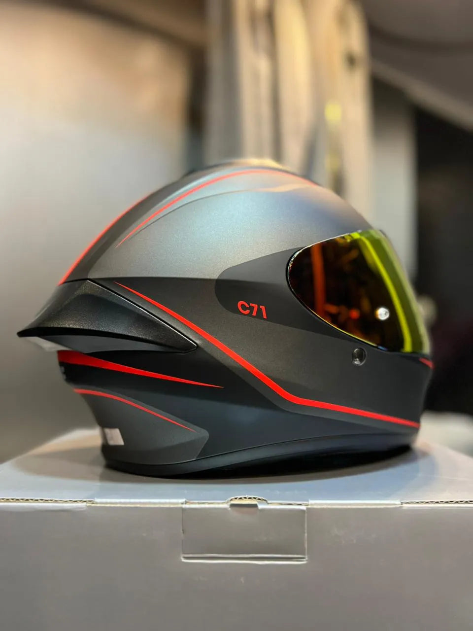 Casco HJC C71 Quez Rojo