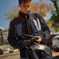 Chaqueta LS2 Titanium Naranja Azul