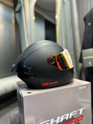 Casco X One 500RS Solid Negro Rojo