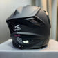 Casco X One MX328 DV Solid Negro Rosado