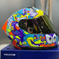 Casco Integral SHAFT 560 EVO Melo Azul Naranja