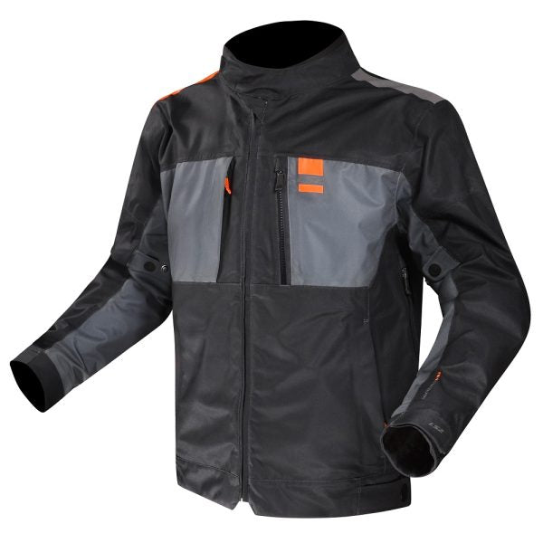 Chaqueta LS2 Titanium Naranja Azul
