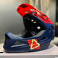 Casco LEATT MTB Enduro Azul Rojo