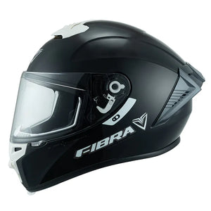 Casco FIBRA Byte Steam Negro Blanco