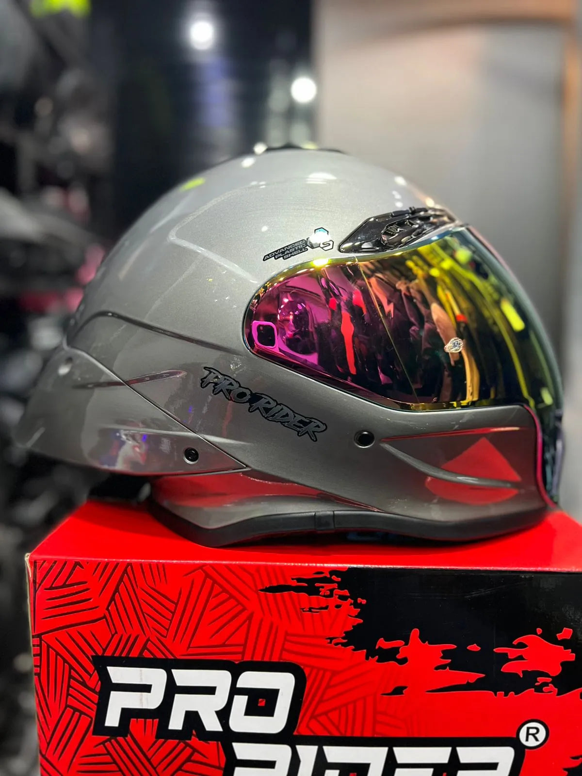 Casco PRO RIDER 711 Plateado
