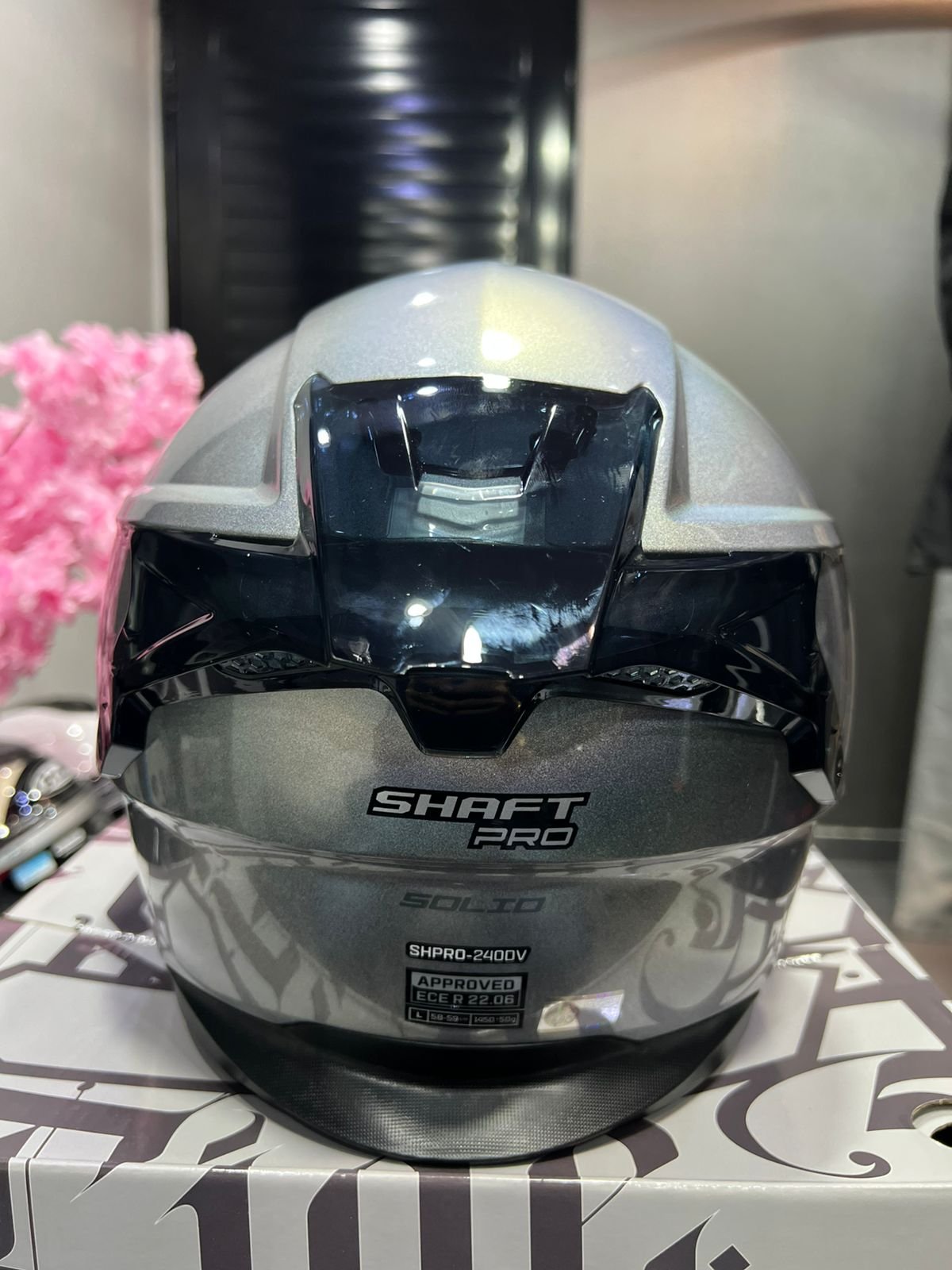 Casco SHAFT PRO SERIES 240DV Solid Gris Perlado