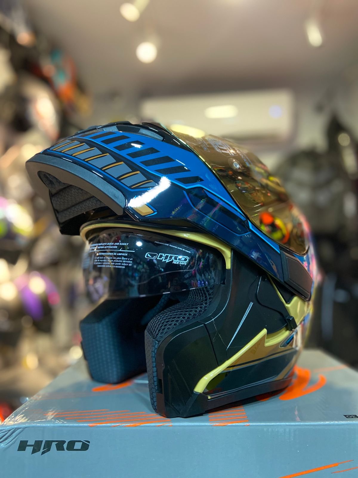 Casco Abatible HRO 3400DV Evo Rover Dorado