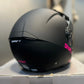Casco SHAFT 212 Solid Negro Rosado