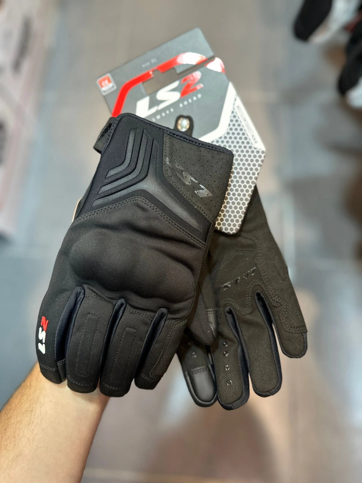 Guantes LS2 Jet II Negros