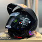 Casco Abierto ICH 102 NYXAR - Negro Morado