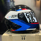 Casco Cerrado ICH 501SP Done Blanco Azul