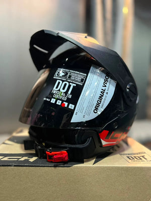Casco Abierto ICH 102 NYXAR - Gris Rojo