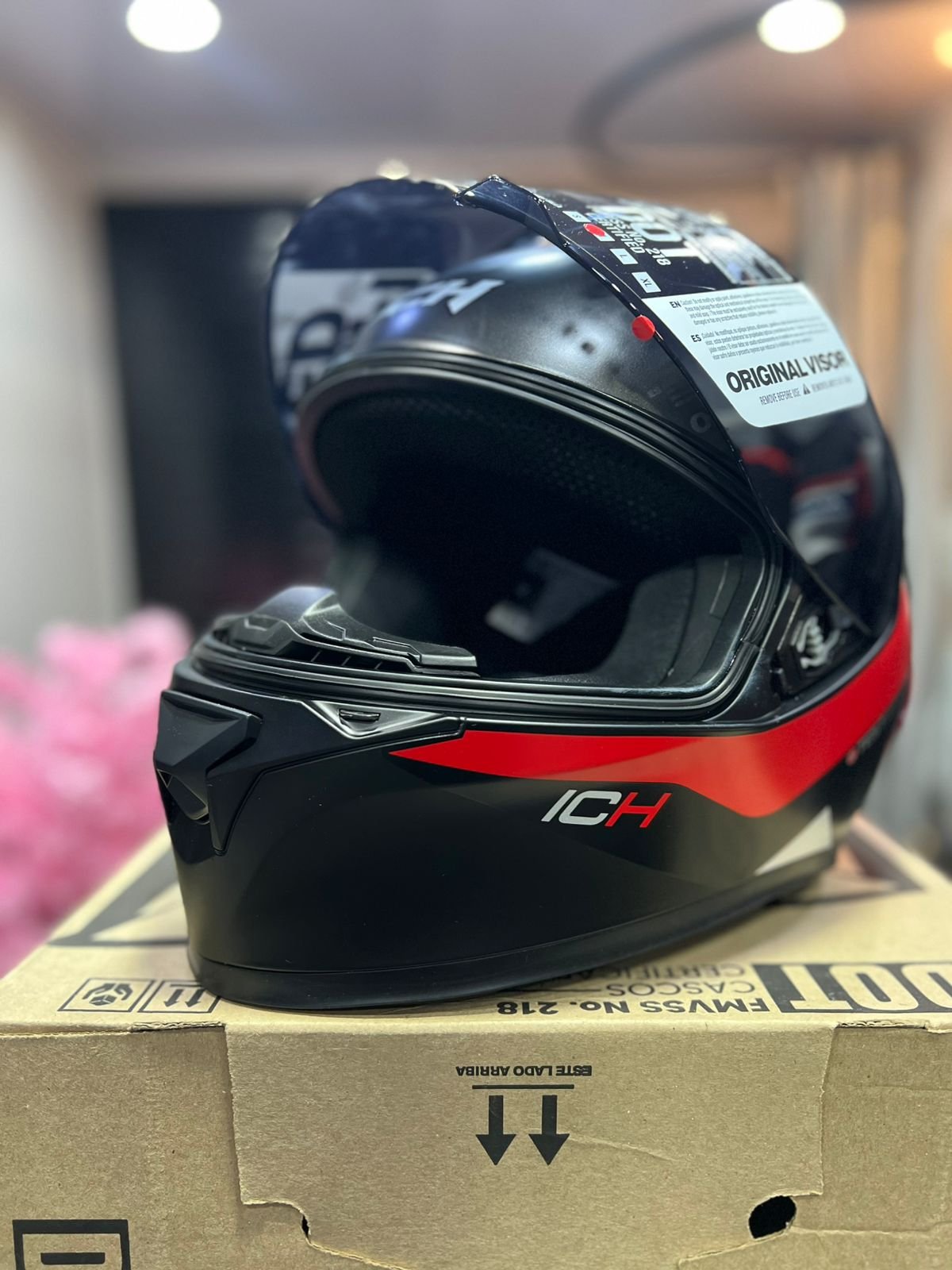 Casco ICH 503SP Kendry Rojo
