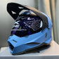 Casco X One MX328 DV Solid Azul