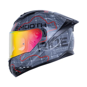 Casco LS2 FF806 ROMA - Gris Negro