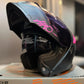 Casco Abatible HRO 3440DV Solid Negro Rosado
