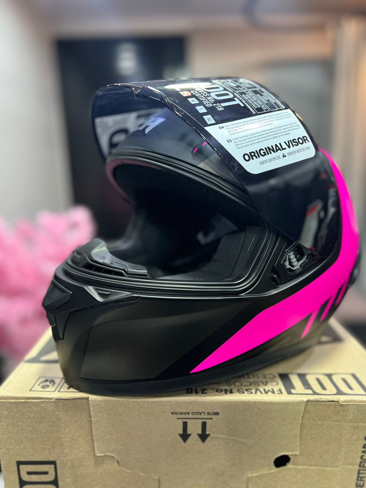 Casco ICH 503SP Duko Rosado