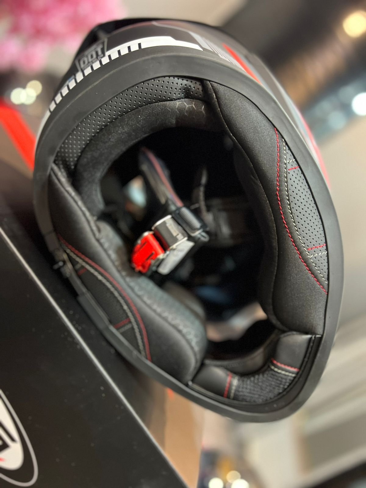 Casco SMK Typhoon Rojo