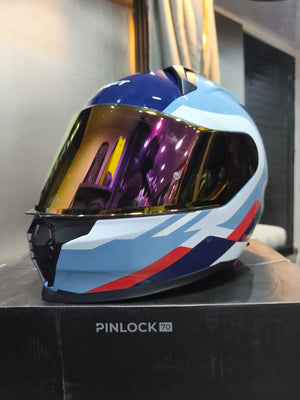 Casco Integral SHAFT 560 EVO Wuok Axul Rojo