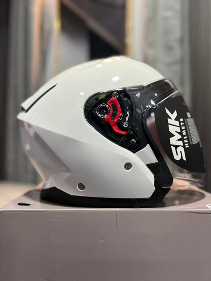 Casco Abierto SMK GTJ 501 Solid Blanco