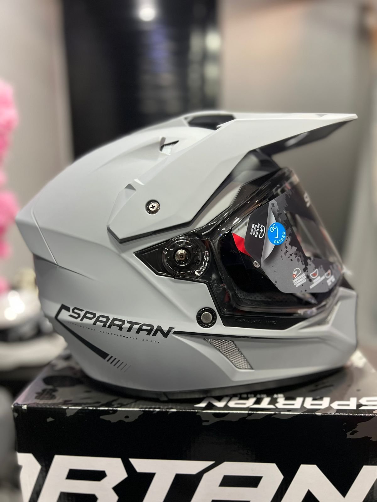 Casco SPARTAN Wolf DS Gris