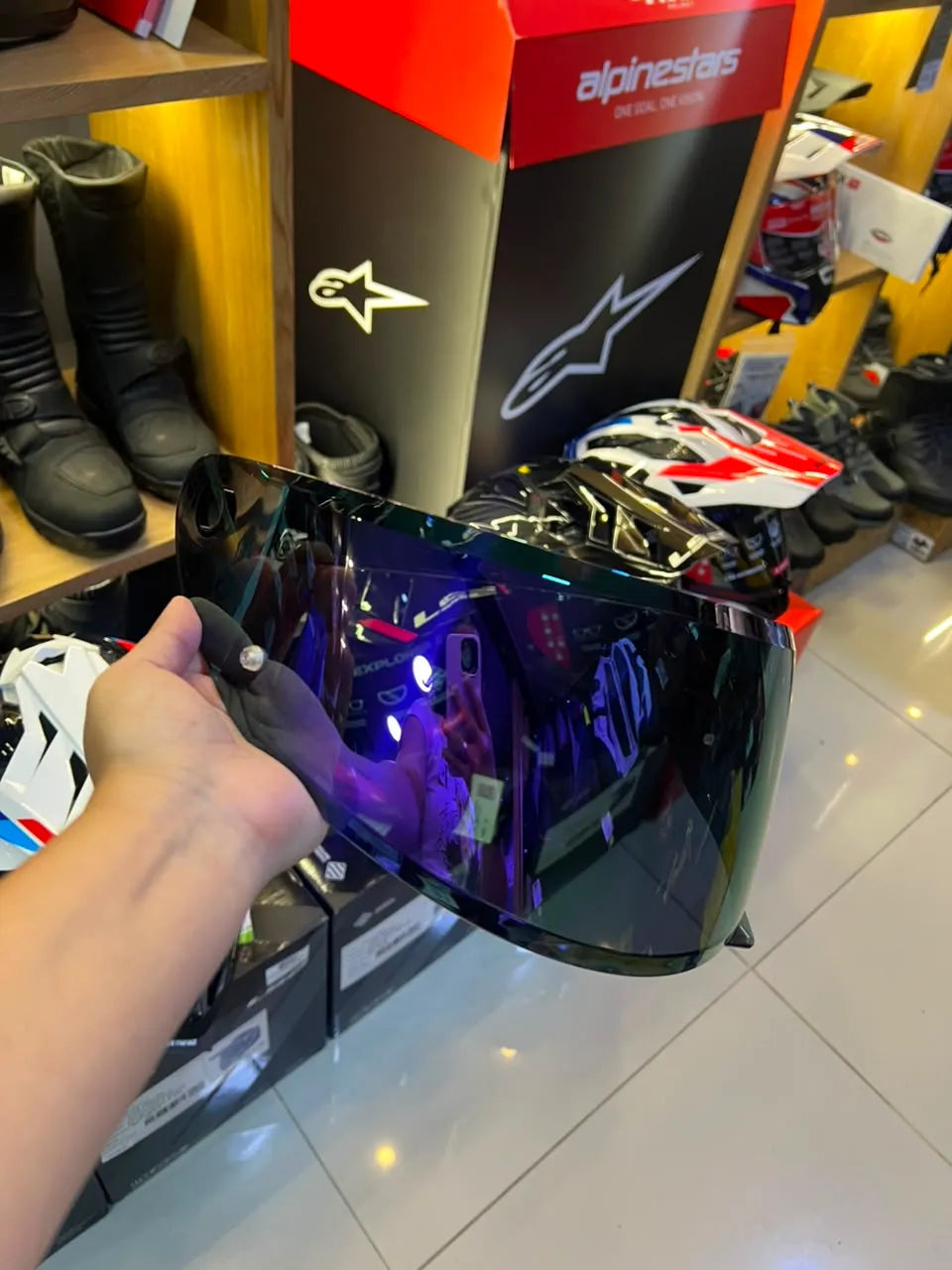 VISOR HJC C10 - MORADO