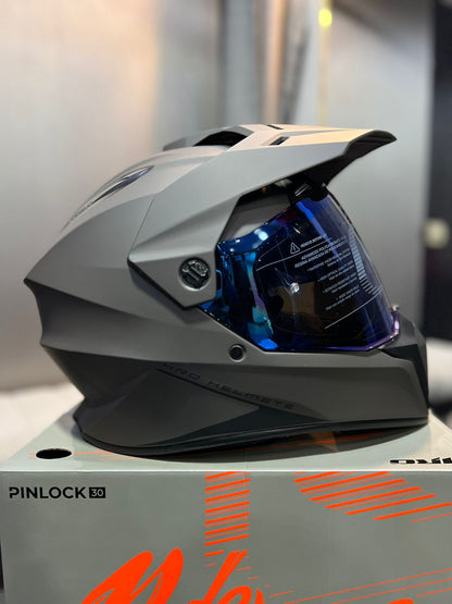 Casco Cross HRO MX340 DV Soiid Gris