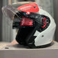Casco Abierto SMK GTJ 501 Solid Blanco