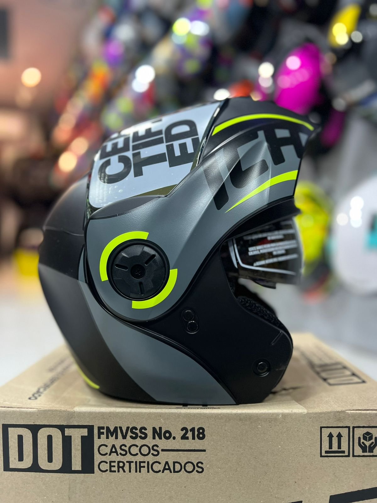 Casco Abatible ICH 3110 soul Amarillo