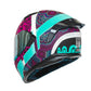 Casco HAX Obsidian Huichol Turquesa