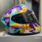 Casco SHAFT PRO SERIES 610 DV Morado Turquesa