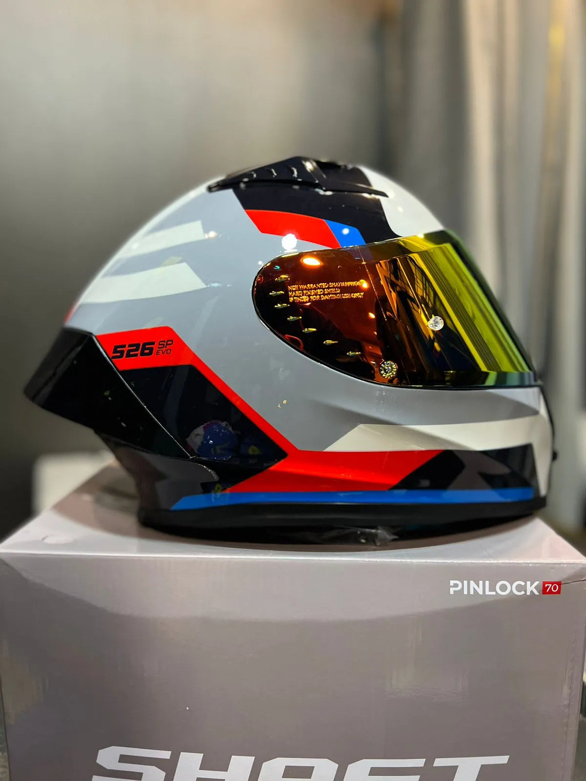 Casco SHAFT 526 SP EVO Invent Gris Rojo