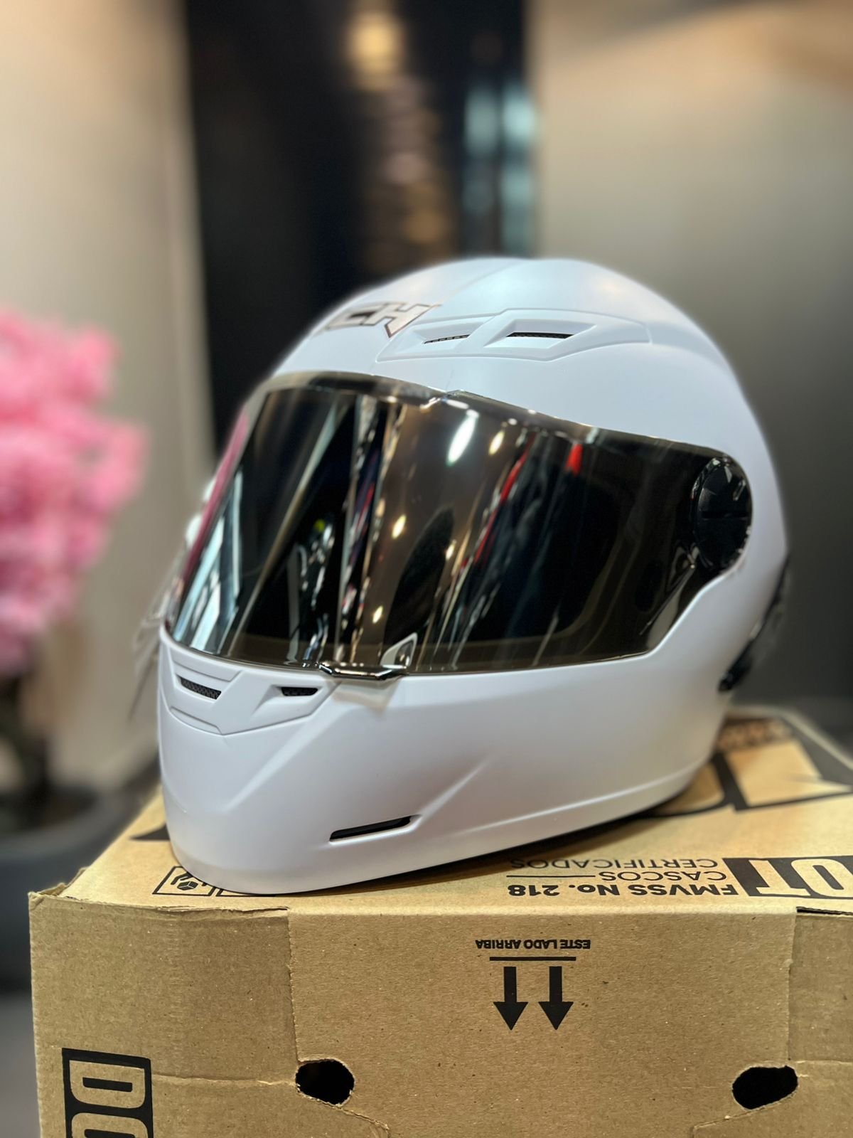 Casco Cerrado ICH 501SP Solid Blanco