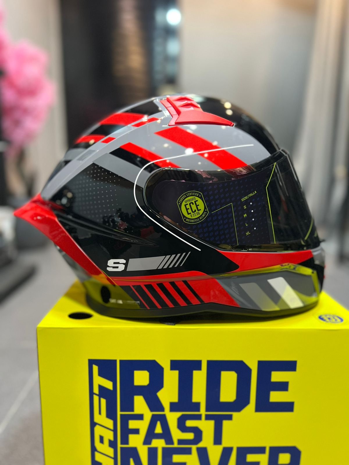 Casco Integral SHAFT 504DV Scar Rojo