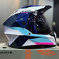 Casco Cross HRO MX340 DV Long Turquesa