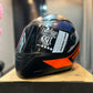 Casco Cerrado ICH 501SP Deus Naranja Azul
