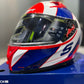 Casco SHAFT 526 SP Evo Strafter Blanco Azul Rojo