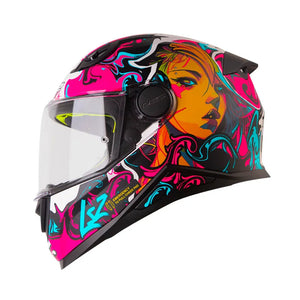 Casco LS2 Niños FF812 Cyberg Fucsia