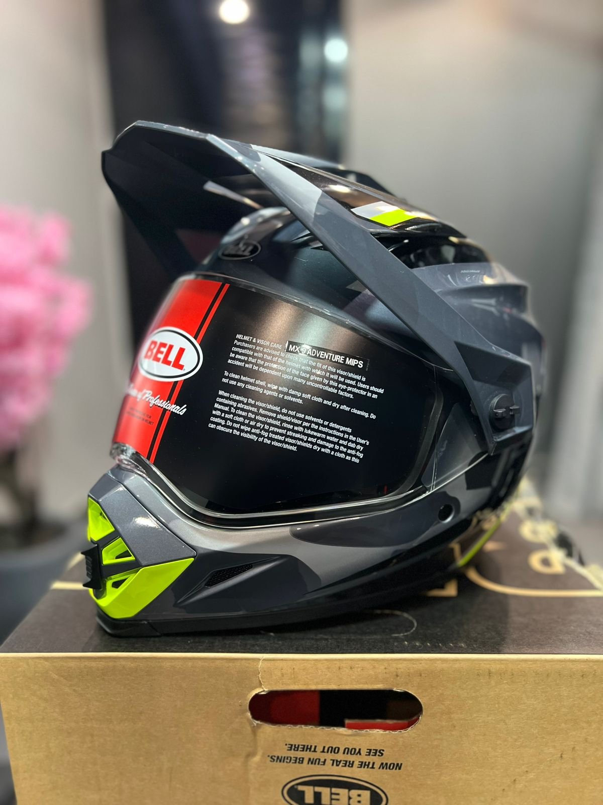 Casco BELL MX-9 Adventure Mips Gris Verde
